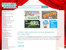 Tablet Screenshot of musicalopschool.nl